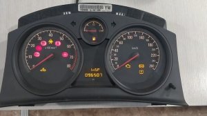 Доработанная приборная панель Astra H (механика)