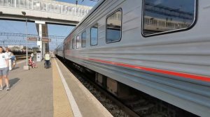 Прибытие фирменного поезда "Океан" на станцию Хабаровск. Оригинальный звук.