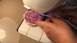 Шитье из полос и шнура: малышка корзинка для хранения швейных принадлежностей. Текстильная корзина.