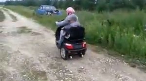 Volteco Trike   электротрицикл тест драйв электроскутера Купили деду, катаемся сами