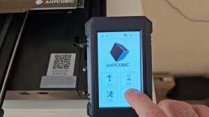 Выбор языка в меню 3D принтера Anycubic Kobra 2