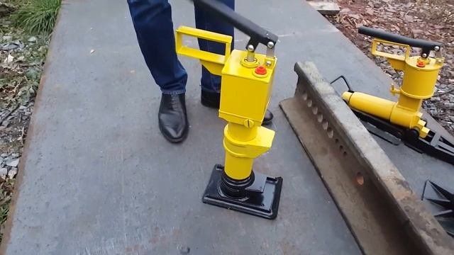 Принцип работы Домкрата путевого гидравлического ДПГ 10 200