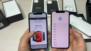 iPhone 12 Pro и Чехол Leather Case. Распаковка и сравнение с iPhone 11 Pro.