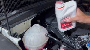 Долив антифриза Kia Carnival IV 2.2 d