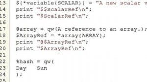 Perl Tutorial 82 - References Using the Symbol Table