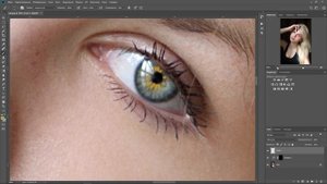Обработка глаз в Фотошопе. Контраст, цвет и резкость