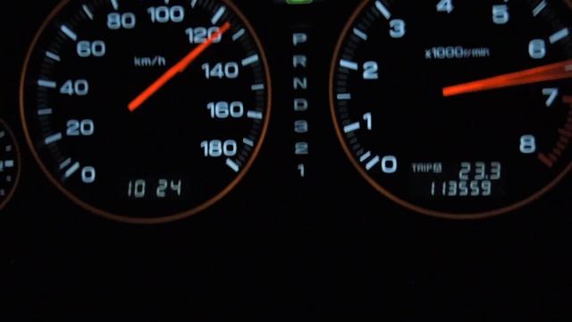 Subaru Legacy Be5 RSK TwinTurbo 2001 Top Speed