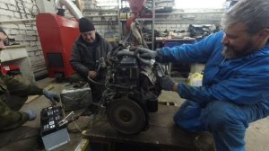 Запуск двигателя TOYOTA 5L