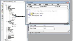 Oracle Form Builder Tutorials 1 - How to load data form Oracle and show