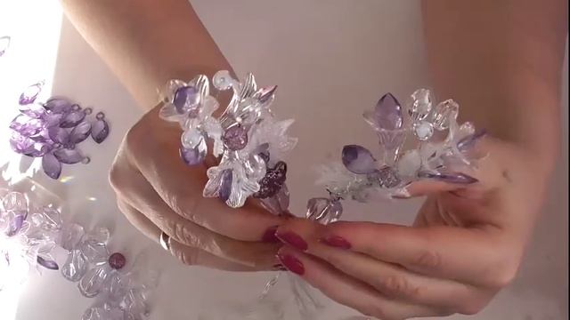 МК. Корона. Серьги своими руками. Для невесты. смотреть онлайн