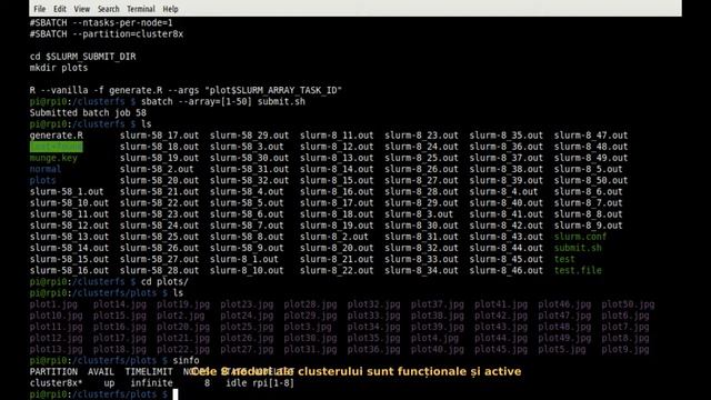 Scripturi R într-un Cluster Linux Raspberry Pi 3 B+ cu 9 noduri SLURM смотреть онлайн