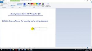 About program canon MP navigator EX