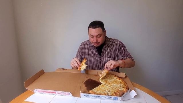 Dominos Garlic Parmesan White Sauce Cheese Pizza Review