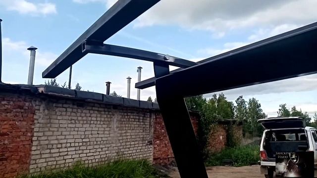 качели из профильной трубы(Техас) своими руками.