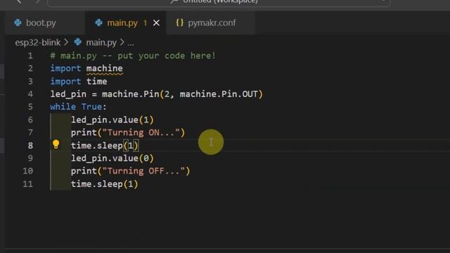 MicroPython using VSCode PyMakr on ESP32/ESP8266