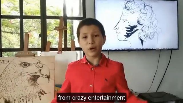 Михаил Акила Гао. Пушкин, Осень. Рус Англ Кит смотреть онлайн