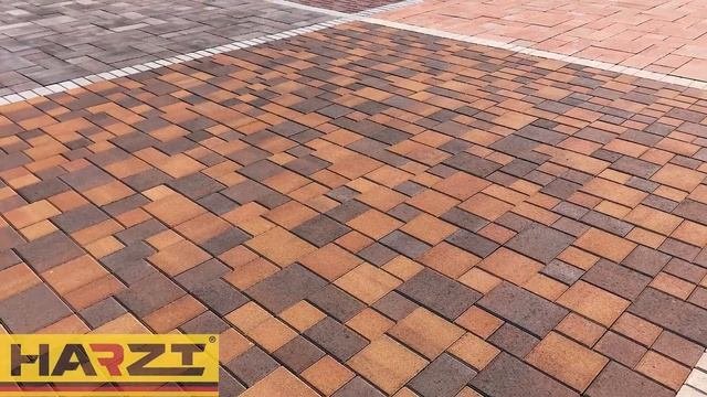 Вибропрессованная тротуарная плитка HARZT