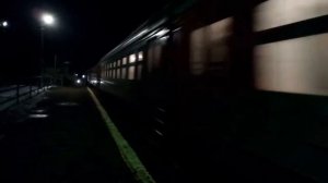 Электропоезд ЭР2Т-7214 платформа Зосимова Пустынь 25.02.2016