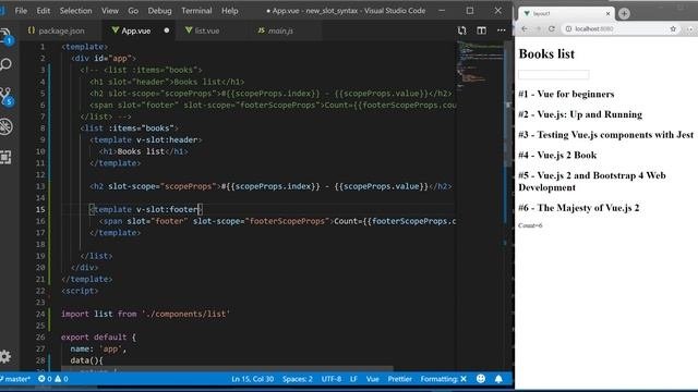 Learn Vue.js (RU): V-slot - новая директива для слотов  в Vue 2.6