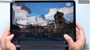 iPad Pro 2021 12.9 inch test game PUBG Mobile Max Setting Apple M1