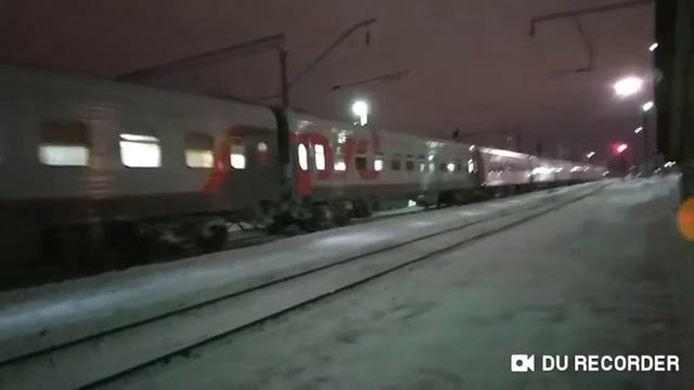 Кадры последнего рейса поезда 144 Москва - Кисловодск смотреть онлайн