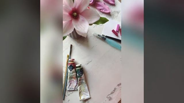 Магнолия из холодного фарфора смотреть онлайн