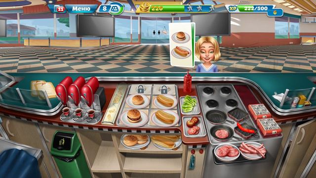 cooking fever Level 16 Игра: Блинчик-Перевертыш уровень 16 смотреть онлайн