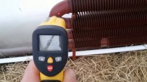 Супер теплица зимняя с отоплением на отработанном масле отработке