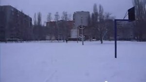 Воронеж 5 января 2017 год. Выпал снег