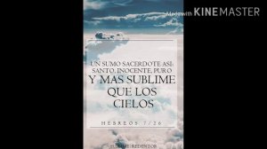 Porque tal sumosacerdote nos convenía /hno Juan Miranda