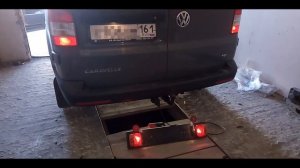 Установка фаркопа на VOLKSWAGEN CARAVELLE 2015 г. (производства IMIOLA) в FARKOP161