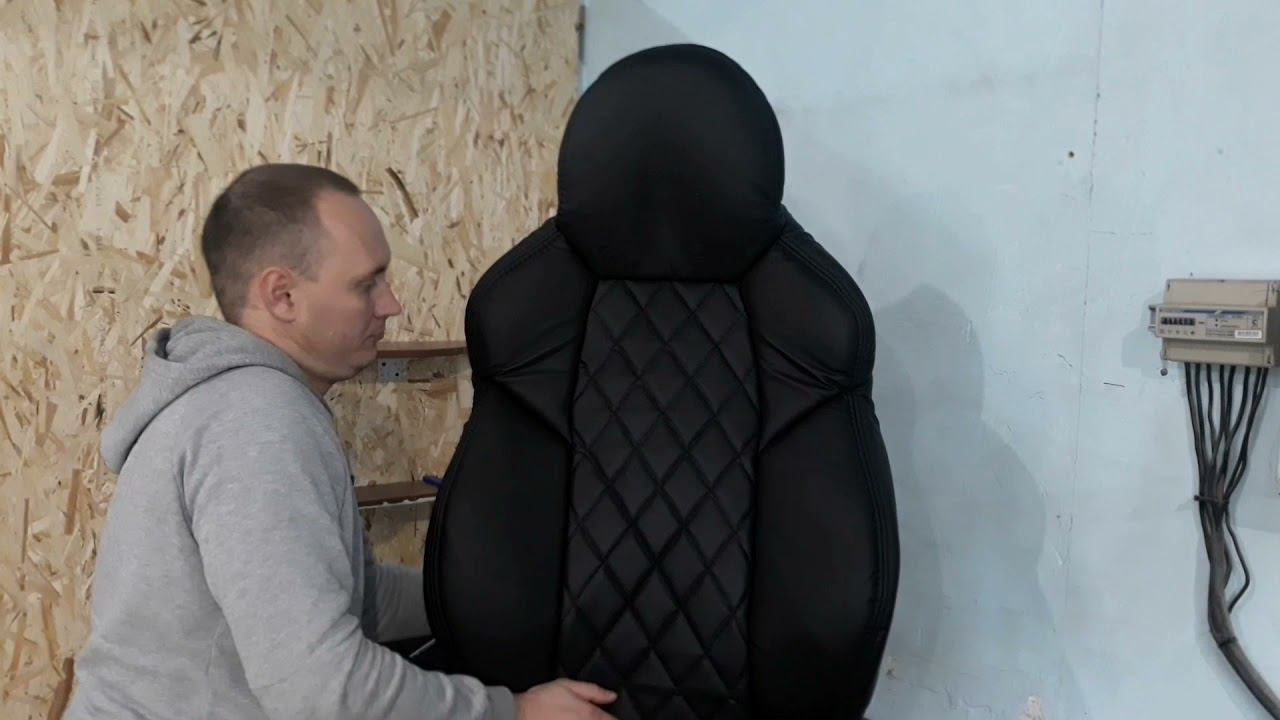 Заменяем старые чехлы салона "Весты" на новые. смотреть онлайн