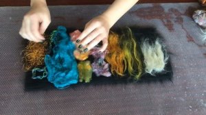 FELTING & ВАЛЯНИЕ: Азы в валянии. Урок 6. Декоративные волокна.