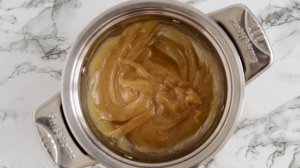 Заварной яблочный крем