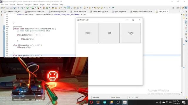 Java Serial Communication with Arduino | Demo смотреть онлайн