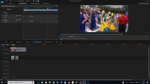 CyberLink PowerDirector работаем с приближением картинки, видеоредактор, бесплатно по-русски.