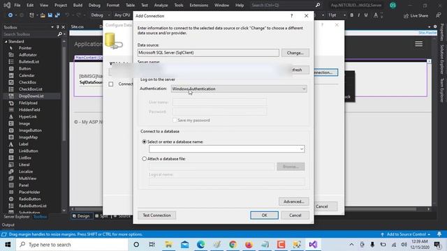 ASP NET With SQL SERVER CRUD OPERATION PART 1