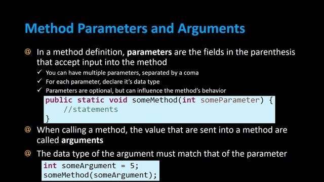 Java Method Parameters and Arguments - Java Programming Course on Methods - Appficial смотреть онлайн