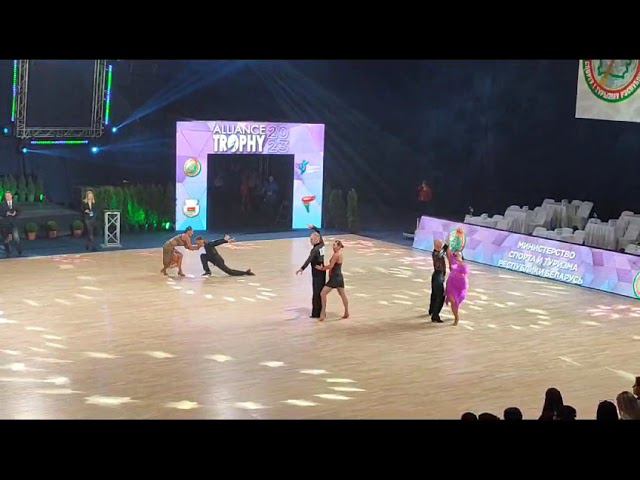 Alliance Trophy 2023. Минск, Беларусь. 09/12/2023. Сеньоры Латина. Пасодобль смотреть онлайн