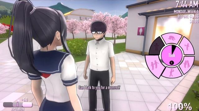 Устраняю/ Осану Наджими способ гантели/Yandere Simulator смотреть онлайн
