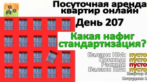 Стандарты в бизнесе. Посуточная аренда квартир в Москве. Марафон день 207