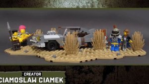 LEGO Фоллаут силовая броня, гараж самоделки и кастомы из лего и герои игры