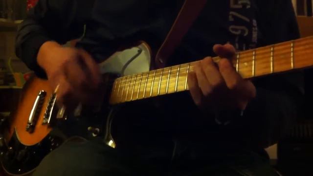 Playing on my good old Gibson S1 on my Vox with an awesome reverb! смотреть онлайн