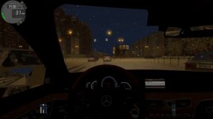 City Car Driving 1.5.0 Mercedes S65 AMG W221 NIGHT [Logitech G27]