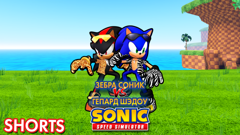 ЗЕБРА СОНИК ПРОТИВ ГЕПАРДА ШЭДОУ | Sonic Speed Simulator ROBLOX #соник #sonic #sonicspeedsimulator