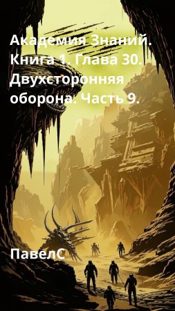 Академия Знаний. Книга 1. Глава 30. Двухсторонняя оборона. Часть 9.