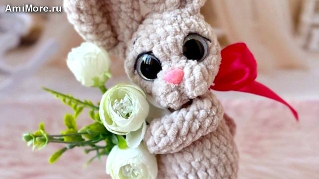 Амигуруми: схема Зайка малыш | Игрушки вязаные крючком