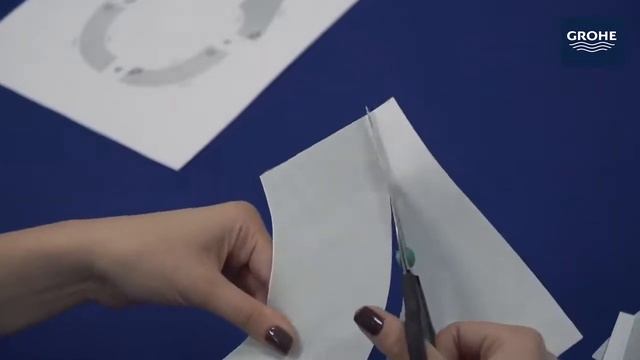Как сделать шаблон, чтобы проверить подходит ли к Вашему унитазу сиденье биде GROHE Bau 39648SH0 смотреть онлайн