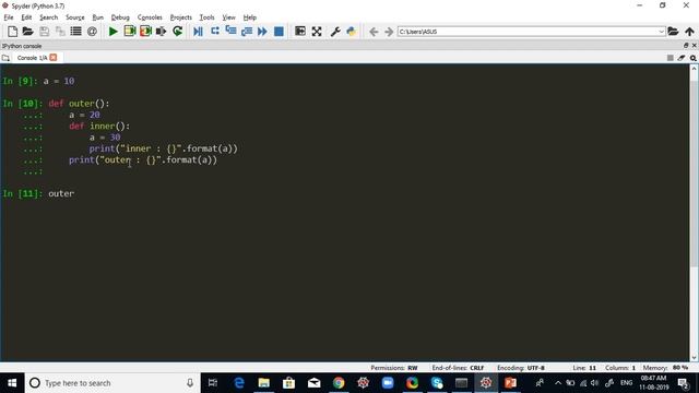 Python Basics - Variable Scope