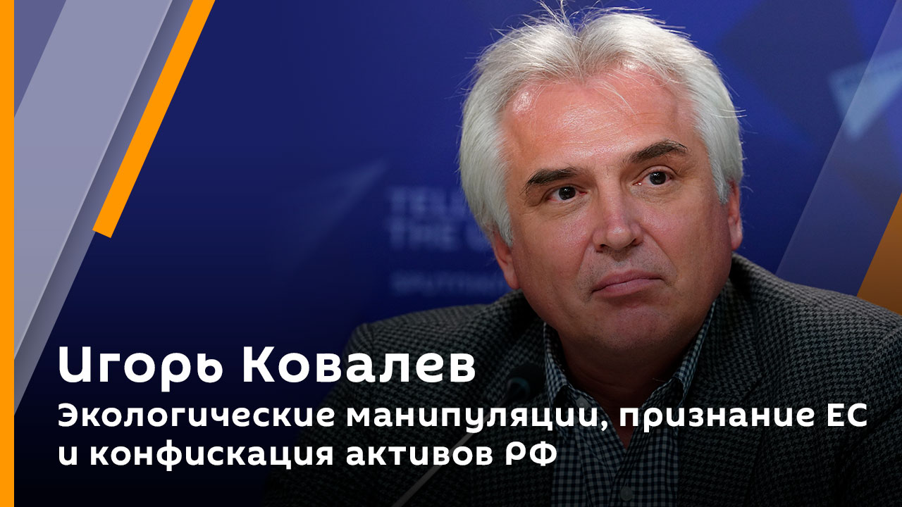 Игорь Ковалев. Экологические манипуляции, признание ЕС и конфискация активов РФ